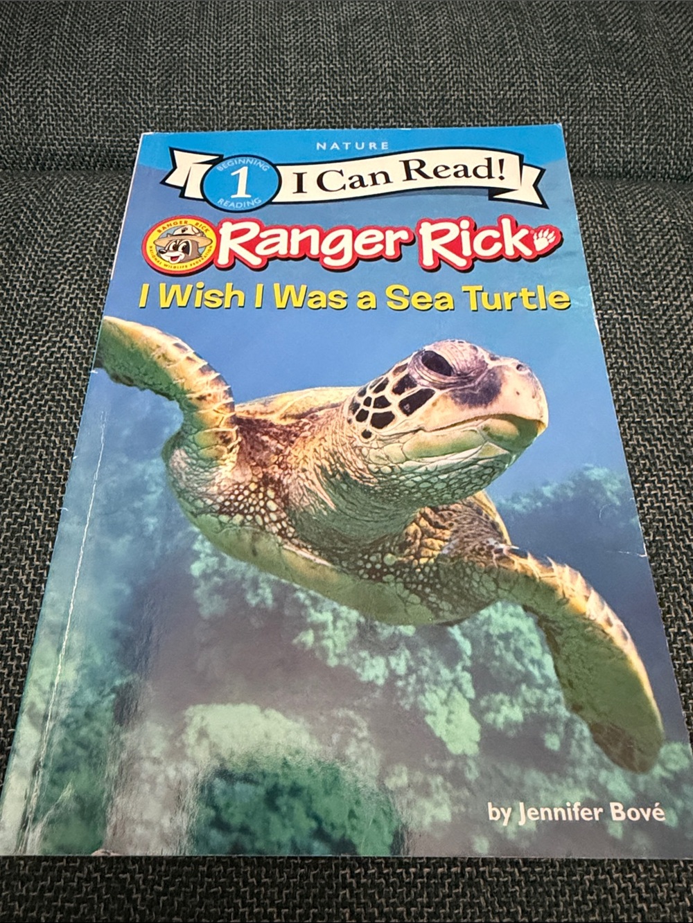 I Can Read! Ranger Rick "I Wish I Was a Sea Turtle" Picture Book - Blue
